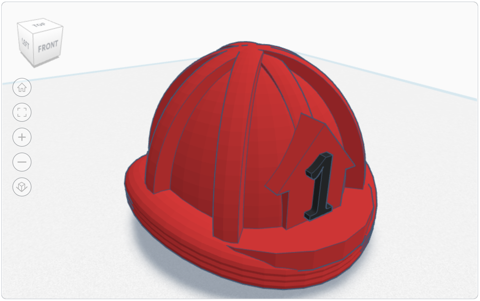 3D Model of a Firefighter Helmet