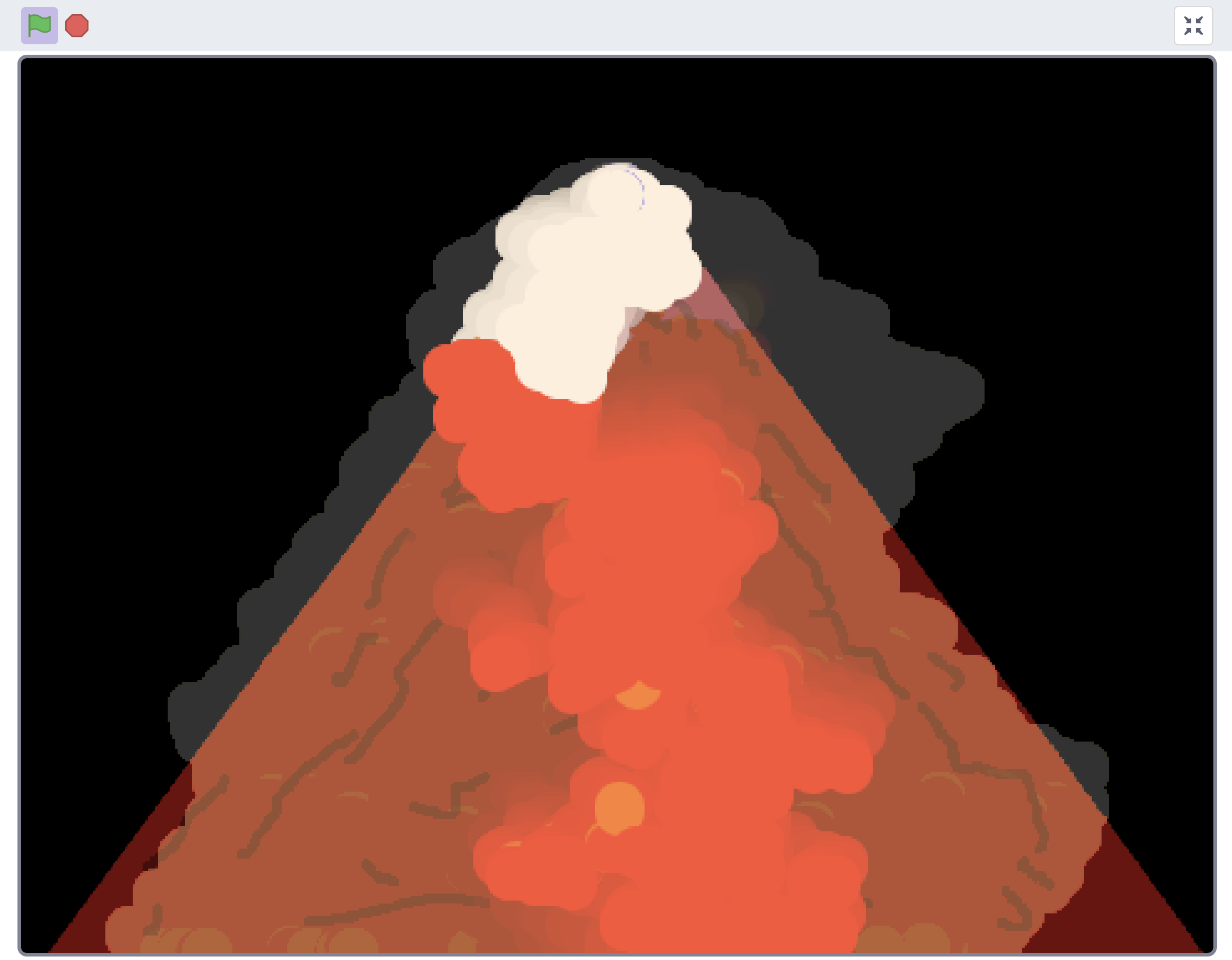 Volcanic Eruption Animation