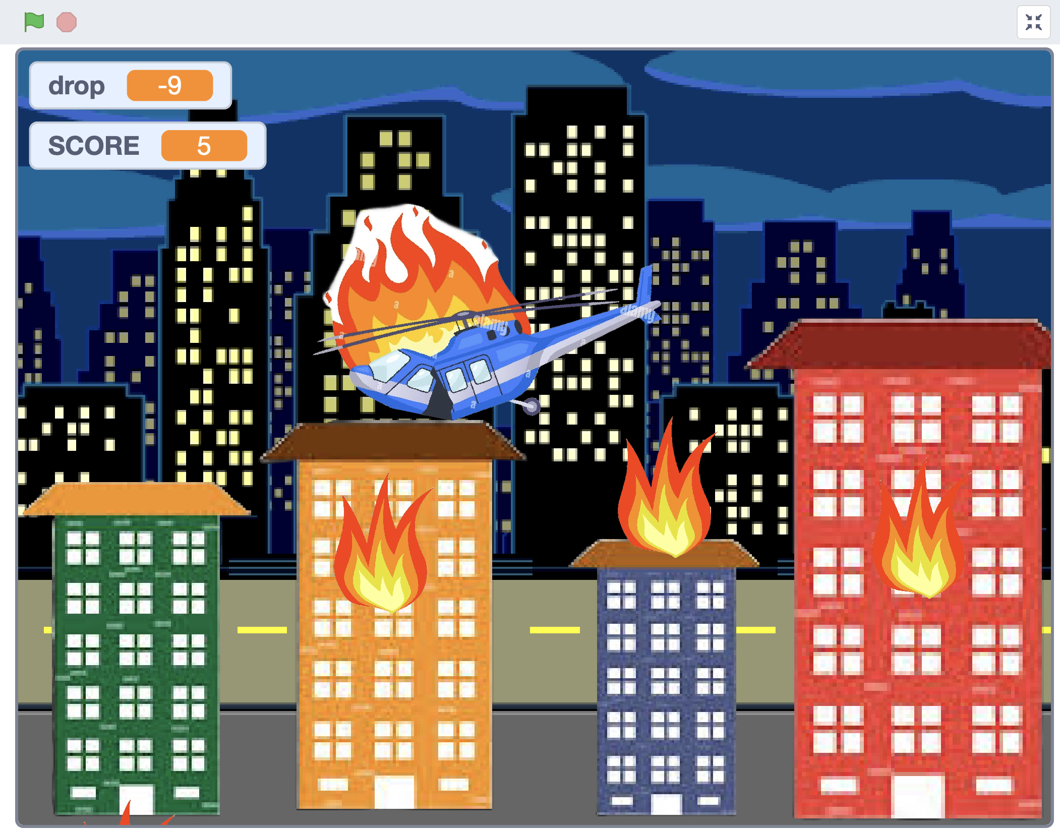 Aerial Firefighter Game